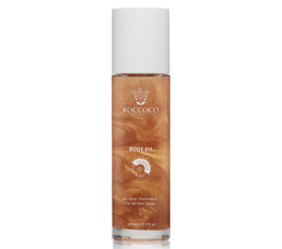 Roccoco Botanicals Body Oil shimmer 100ml- Bronzed in Byron