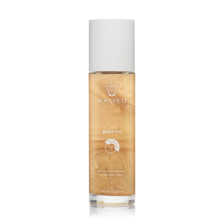 Roccoco Body Oil Shimmer – Sunned in Surfers – Correct
